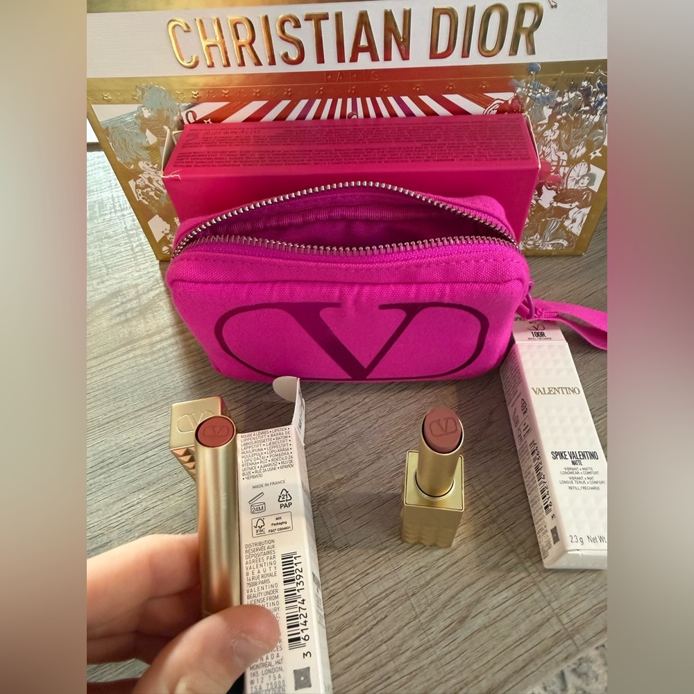 Valentino three-piece lipstick bundle